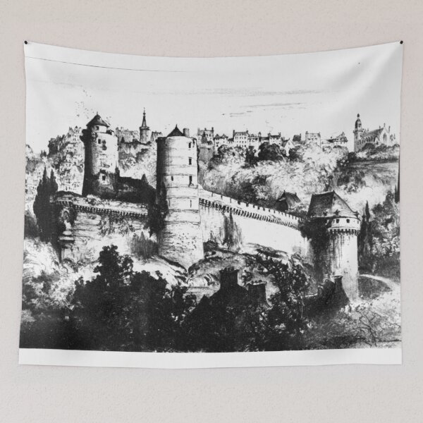 Item preview, HD La vieille France, Bretagne ~ The ancient France, Bretagne, 1890- Le château de Fougères designed and sold by MINDTHECHERRY.