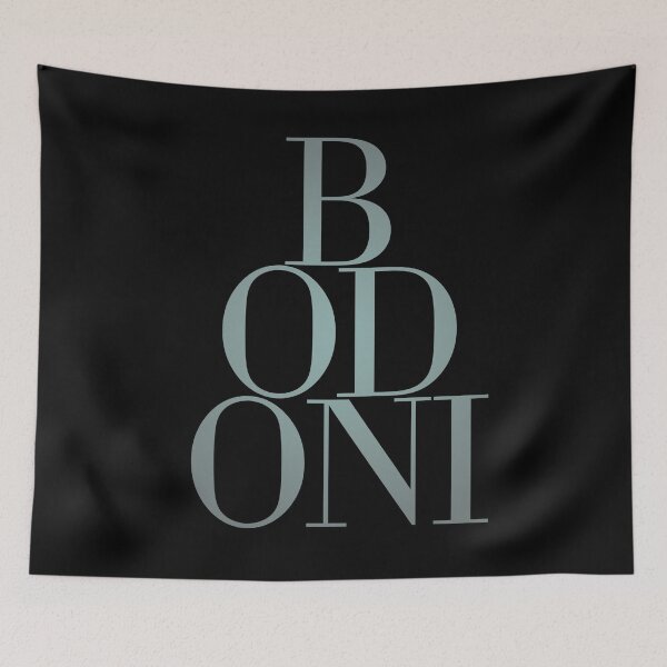Item preview, Bodoni Type v.5 designed and sold by x1brett.