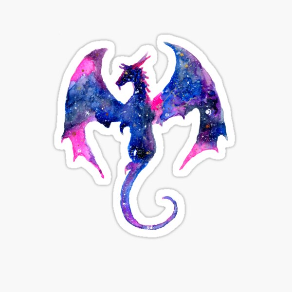 Draco in the Sky 2 Sticker
