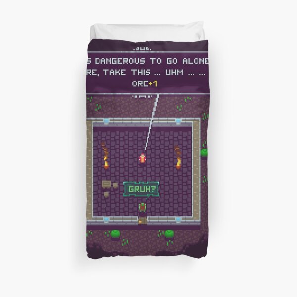 It's dangerous to go alone Duvet Cover
