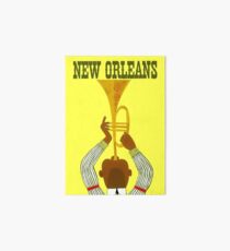 Lámina rígida NUEVA ORLEANS ; Vintage Mardi Gras Imprimir