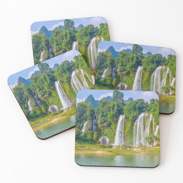 Item preview,  Beautiful green landscape with green trees and mountain art designed and sold by BEAUTY ⭐⭐⭐⭐⭐.