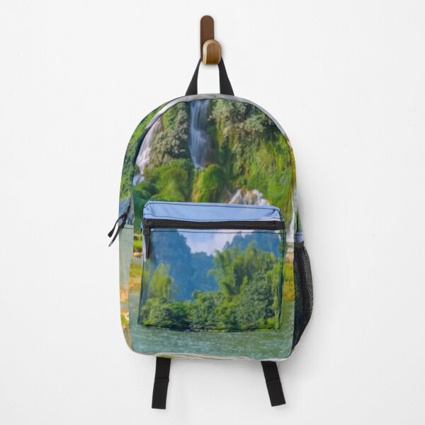 Item preview, Beautiful green landscape with green trees and mountain art designed and sold by BEAUTY ⭐⭐⭐⭐⭐.