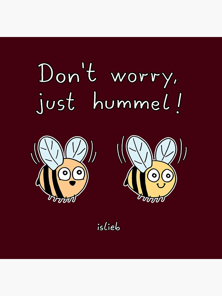 Thumbnail 5 von 5, Acrylblock, Don't worry, just hummel! designt und verkauft von islieb.