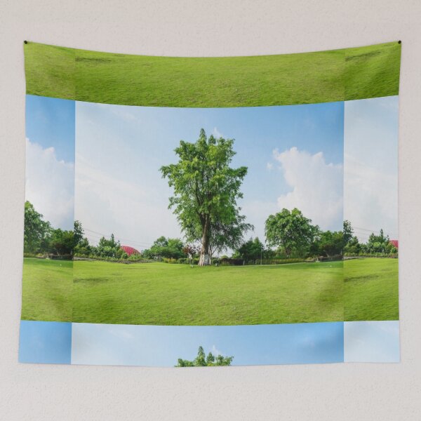 Item preview, cool green landscape with green trees and mountain art designed and sold by BEAUTY ⭐⭐⭐⭐⭐.