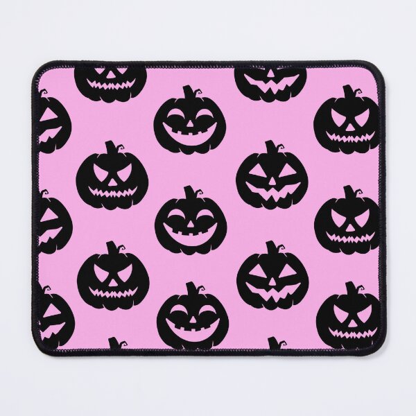 Item preview, Halloween Pumpkin Pumpkins Black Pastel Pink designed and sold by nahdaaj.