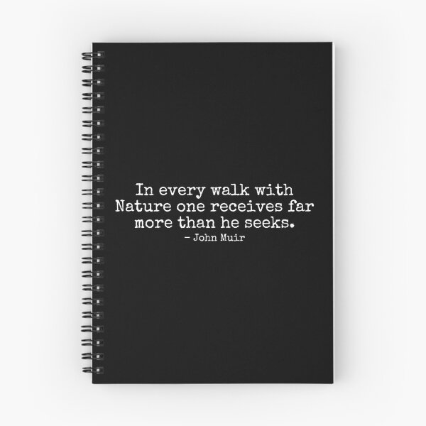 Item preview, John Muir Quote designed and sold by The-Quote-House.