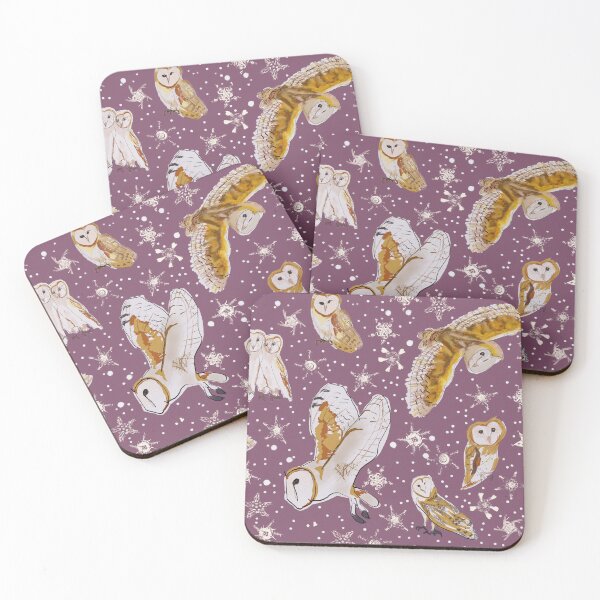 Item preview, Owls & Snowflakes designed and sold by Lindyjo.