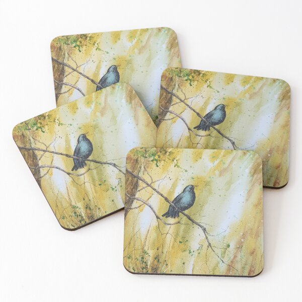 Item preview, The Blackbird at Harvest designed and sold by Vicky Dolan Art.