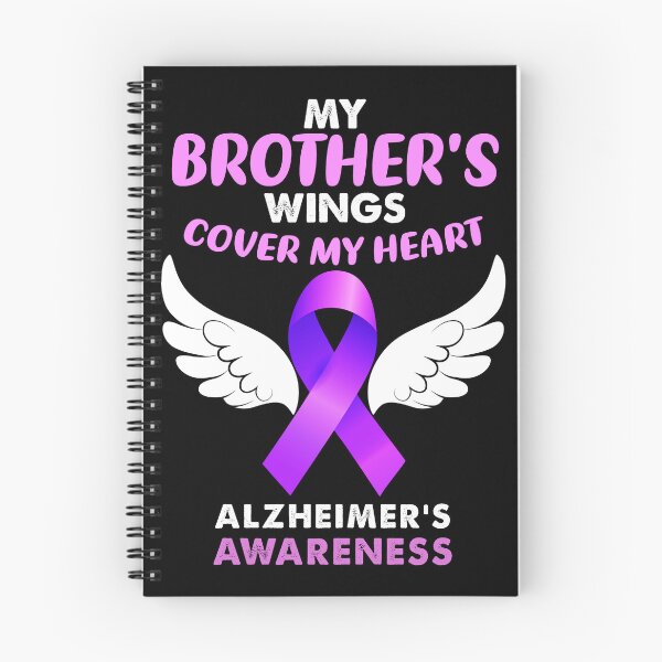 Item preview, My Brothers Wings Cover My Heart Angel Alzheimers Awareness Gift designed and sold by TMelonShop.