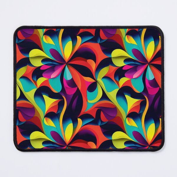 Item preview, Colorful Psychedelic Retro Floral Dream designed and sold by Aexlotyl.