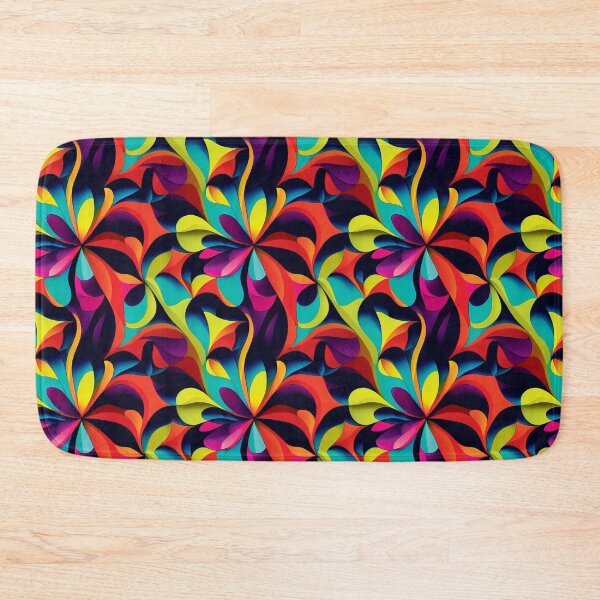 Item preview, Colorful Psychedelic Retro Floral Dream designed and sold by Aexlotyl.