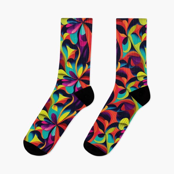 Item preview, Colorful Psychedelic Retro Floral Dream designed and sold by Aexlotyl.
