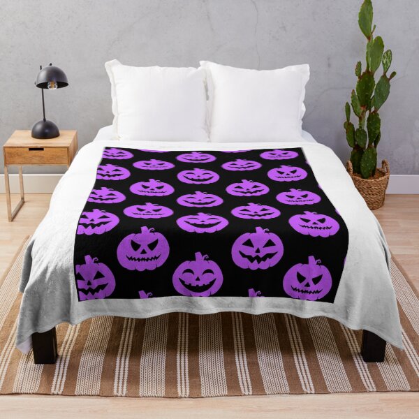 Item preview, Halloween Pumpkin Pumpkins Purple Black designed and sold by nahdaaj.