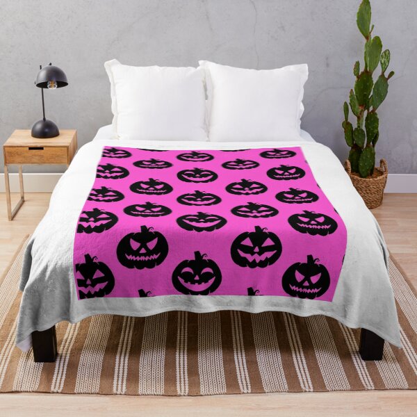 Item preview, Halloween Pumpkin Pumpkins Pink Black designed and sold by nahdaaj.