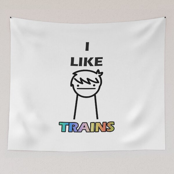 Item preview, I LIKE TRAINS ASDF MOVIE designed and sold by Amraiu13.