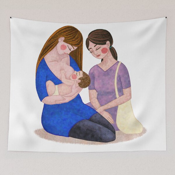 Item preview, Supporting Breastfeeding designed and sold by Gaëlle Konak Art.