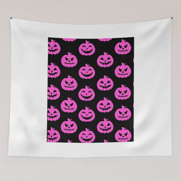 Item preview, Halloween Pumpkin Pumpkins Black Pink  designed and sold by nahdaaj.