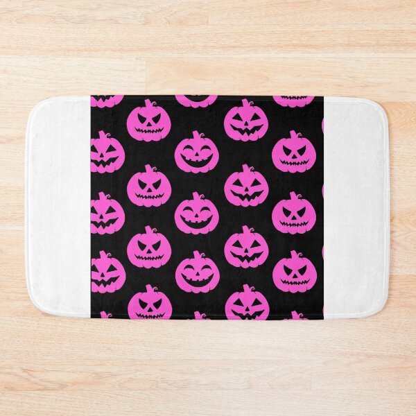 Item preview, Halloween Pumpkin Pumpkins Black Pink  designed and sold by nahdaaj.