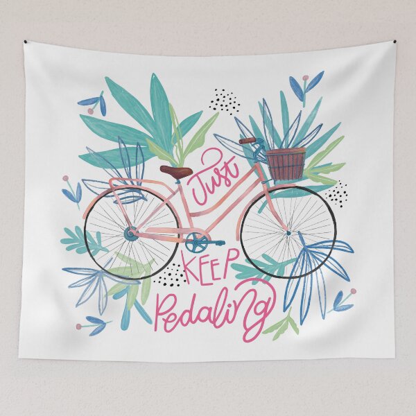 Item preview, Just Keep Pedaling designed and sold by chillaxcats.