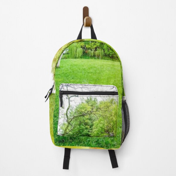 Item preview, Beautiful green landscape with green trees and mountain art designed and sold by BEAUTY ⭐⭐⭐⭐⭐.