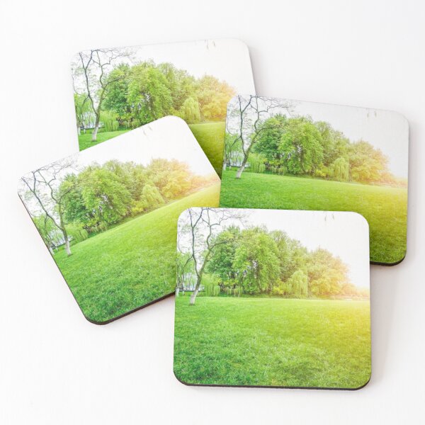 Item preview, Beautiful green landscape with green trees and mountain art designed and sold by BEAUTY ⭐⭐⭐⭐⭐.