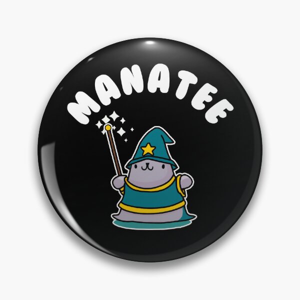 Item preview, Manatee Magician Kawaii Fantasy Pun designed and sold by Daytone.