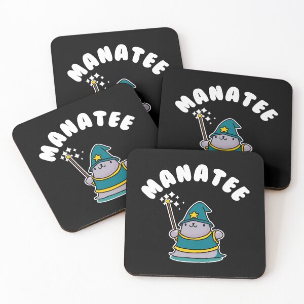 Item preview, Manatee Magician Kawaii Fantasy Pun designed and sold by Daytone.