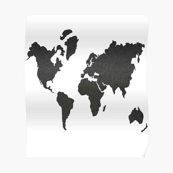 " world map " Poster for Sale by SaadStore20 Redbubble