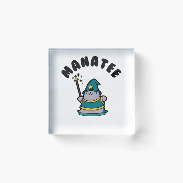 Item preview, Manatee Magician Kawaii Fantasy Pun designed and sold by Daytone.