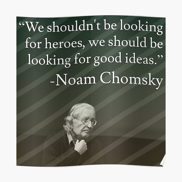 Noam Chomsky Posters | Redbubble