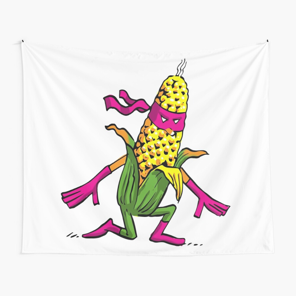 Corn On The Cob Big Corner Ninja Foodietoon Vegetable Superheroes 