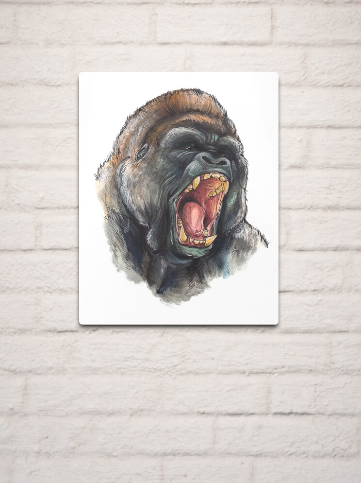 Gorilla Gym | Metal Print