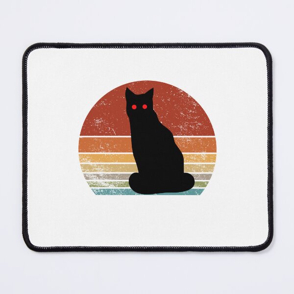 Item preview, Black cat watching sunset designed and sold by AMLUCI.