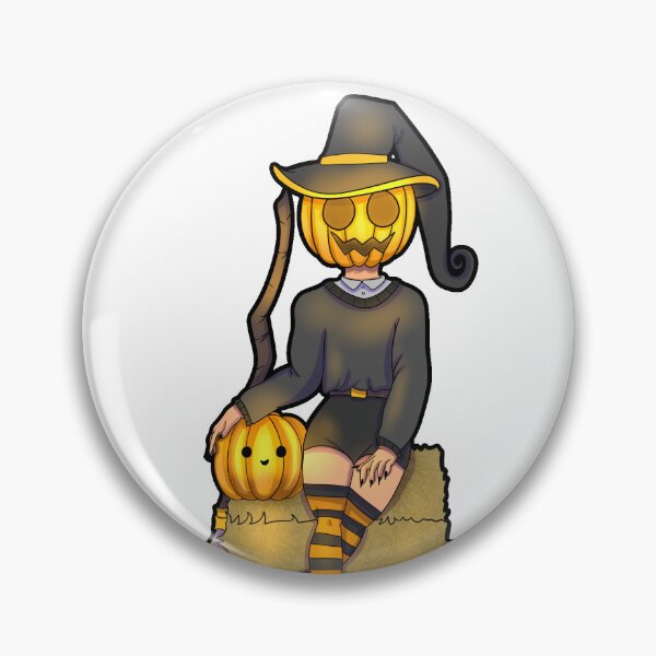 Item preview, Pumpkin witch  designed and sold by Little Crows Trinkets.