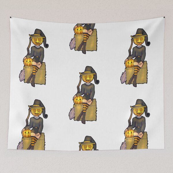 Item preview, Pumpkin witch  designed and sold by Little Crows Trinkets.