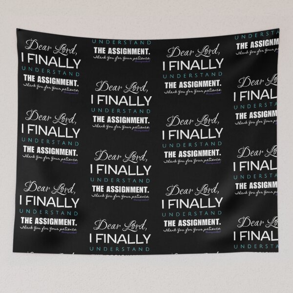 Item preview, Understood the Assignment  designed and sold by soinspiredart.