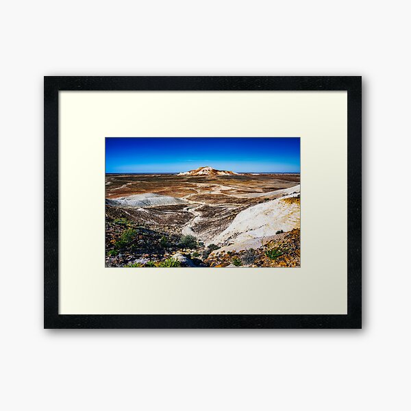Painted Desert Landscape Framed Art Print
