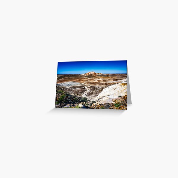 Painted Desert Landscape Greeting Card