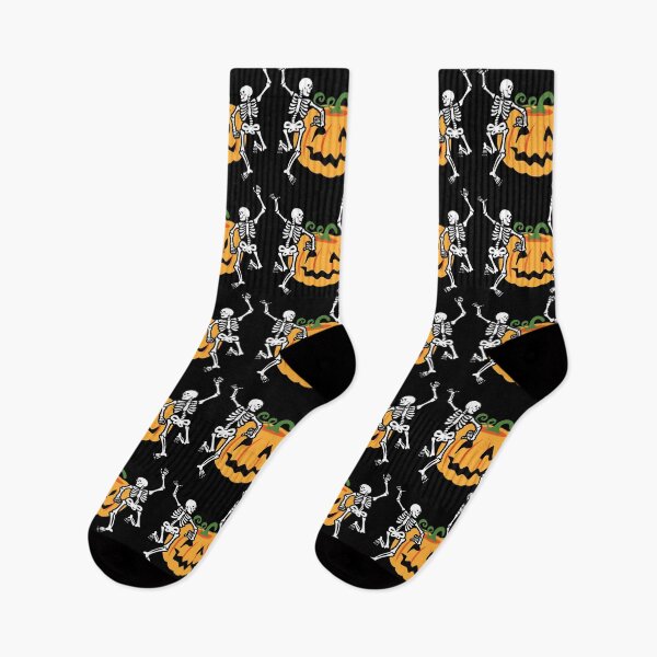 Item preview, Dancing Skeletons & Jack-o'-lantern Halloween Party! designed and sold by Happy Puppy Print On Demand.