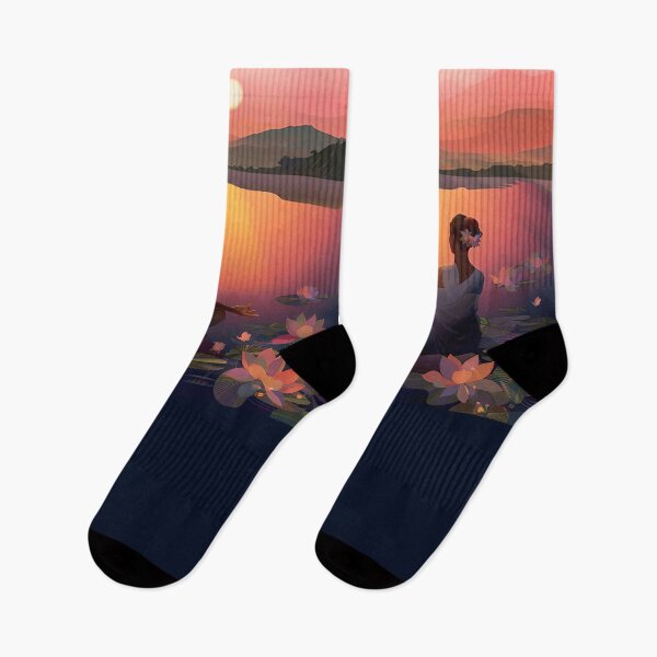 Item preview, Meditating in a beautiful sunset designed and sold by AdriTron.
