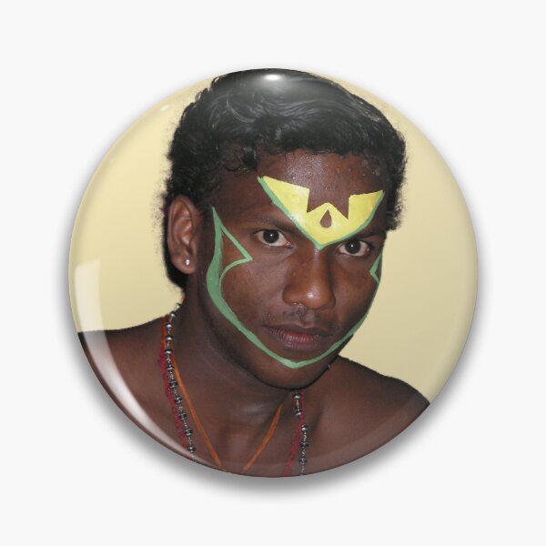 Item preview, Preparing for Kathkali dancing, Kerala India designed and sold by indiafrankk.