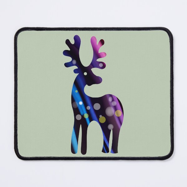 Item preview, Colorful Christmas reindeer  designed and sold by Emi Yañez.