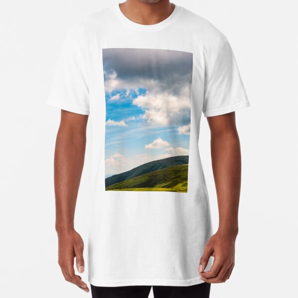 beautiful late summer landscape in carpathians Long T-Shirt