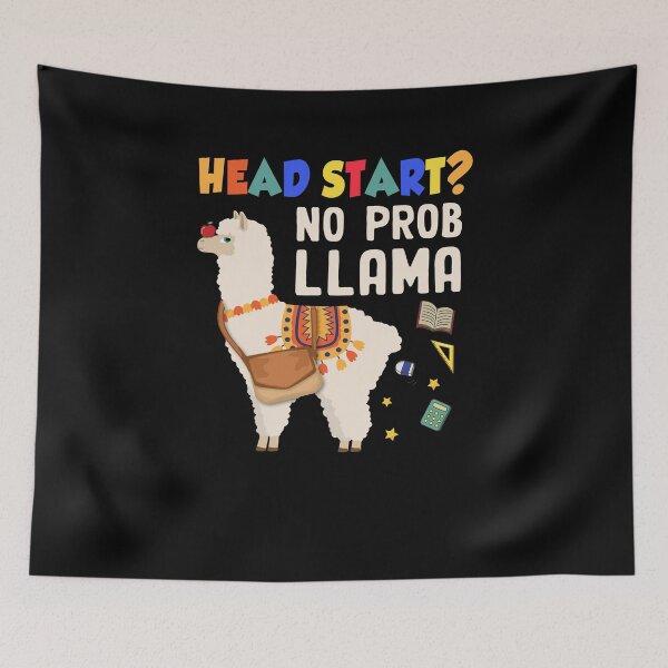 Item preview, Head Start No Probllama Llama Cute Back To School designed and sold by shorgrahanv.
