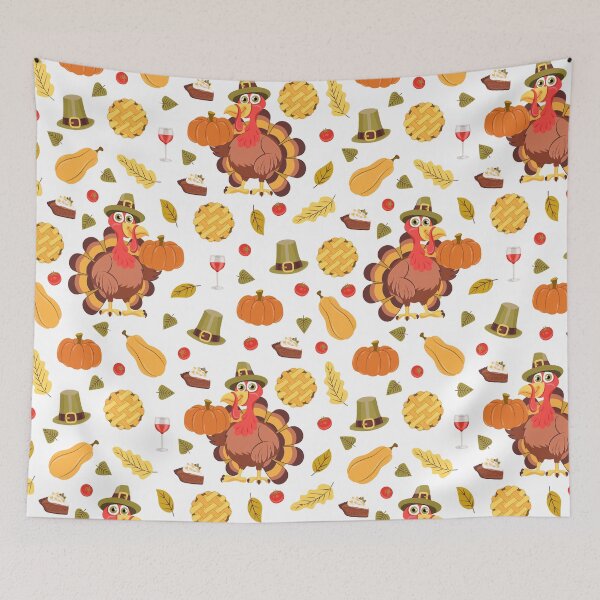 Item preview, Thanksgiving day autumn seamless pattern designed and sold by Akimatax ✯✯✯✯✯.