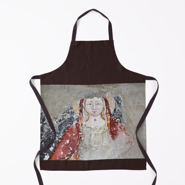 Item preview, Madonna Virgin Mary Medieval Mural Painting Narni Italy designed and sold by Anna Lemos.