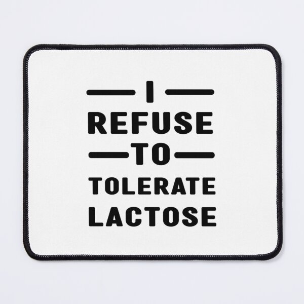 Item preview, Meme I Refuse To Tolerate Lactose Vintage Black designed and sold by Trostberger.