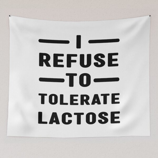 Item preview, Meme I Refuse To Tolerate Lactose Vintage Black designed and sold by Trostberger.