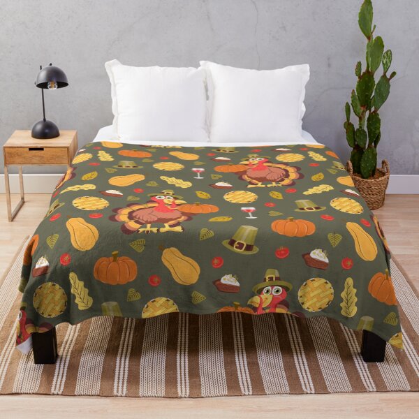 Artikelvorschau, Thanksgiving Day Herbst Musterdesign entworfen und verkauft von Akimatax ✯✯✯✯✯.